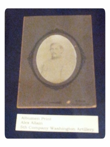 Albumen Print, Alex Allain, 5th Company Washington Artillery, Civil War Museum